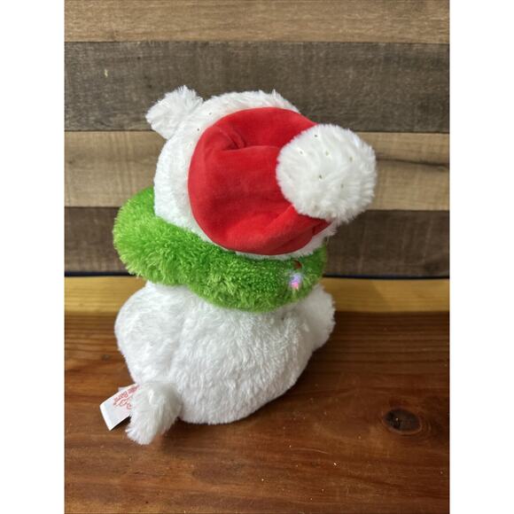 CUDDLE BARN Polar Bear Lighted Sings and Dance's "Let it Snow" - Picture 6 of 9